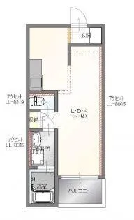 SUN VIVACE塩冶【2階】の間取り
