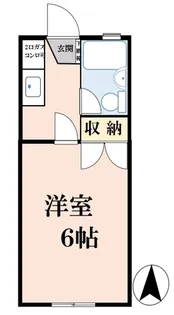 コスモスハイツ東葛西【3階】の間取り