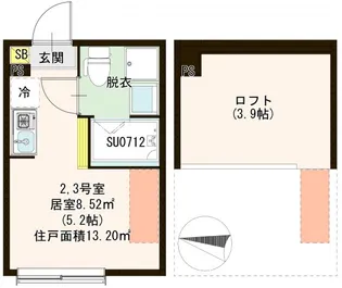 ハーモニーテラス上石神井II【1階】の間取り