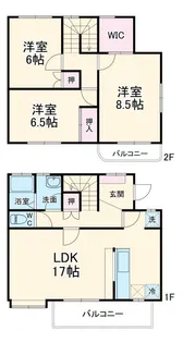 フェリース美しが丘西の間取り