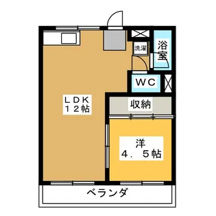 コーポかさい【2階】の間取り