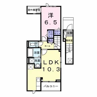 メゾン フラン【2階】の間取り