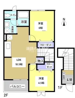 セイバリーヒル【2階】の間取り