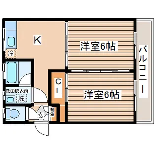 アペールしいな【2階】の間取り