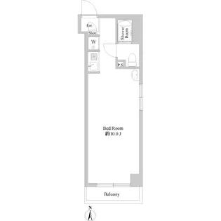 シーサイドビラ鵠沼【2階】の間取り