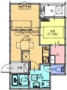 F+style八尾北本町 2号館【1階】の間取り