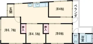 4LDKの間取り画像