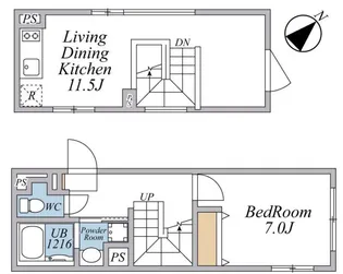 LEGALAND武蔵小山ANNEXの間取り