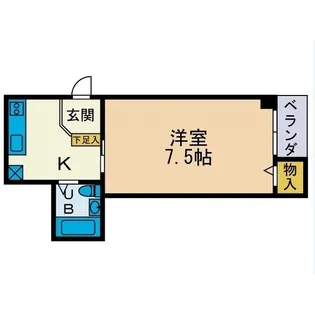 ミッドライズマツイ【4階】の間取り