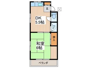 第二東荘の間取り