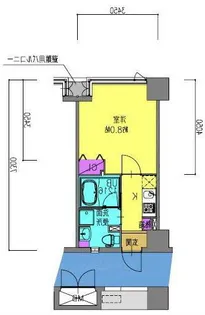 ヴェルニータワー【5階】の間取り