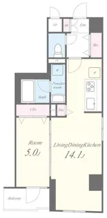 東京都足立区北加平町【マンション】の間取り