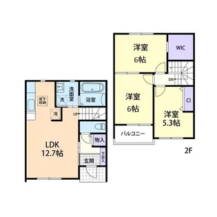 3LDKの間取り画像