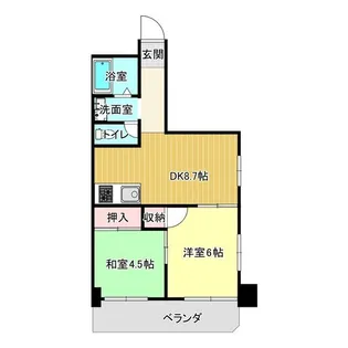 イーストヒル寺山【2階】の間取り