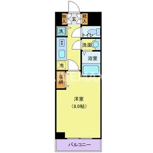 メゾン・ド・ヴィレ品川【3階】の間取り