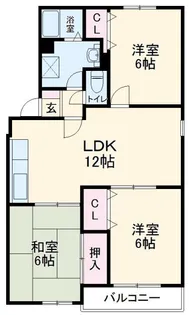 メルヴェーユ【3階】の間取り