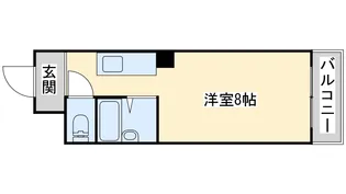 サンウィング南森町【6階】の間取り