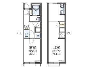 レオネクストCASA タカノ【1階】の間取り