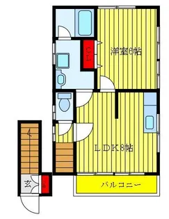 東京都足立区新田3【アパート】の間取り