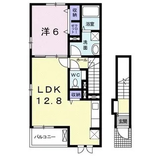サンパティークII【2階】の間取り