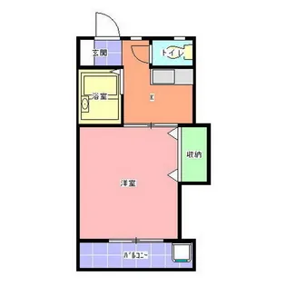 コーポすのう【1階】の間取り