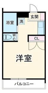 エコーバレー関口【1階】の間取り