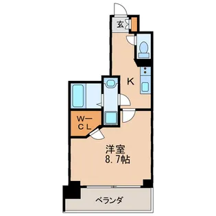 プレサンス栄ライズ【10階】の間取り