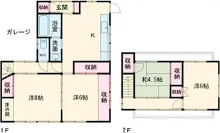 群馬県太田市新島町【一戸建】の間取り