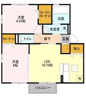 エミネンス【1階】の間取り