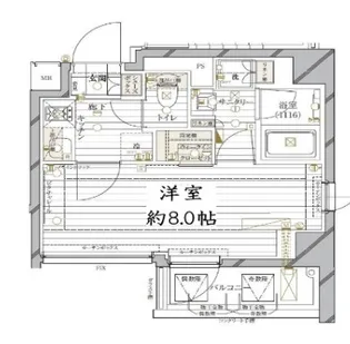 東京都品川区南大井4【マンション】の間取り