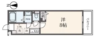 神奈川県川崎市中原区下小田中1【マンション】の間取り
