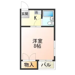 ニュー若草【5階】の間取り