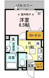 M.Oハイツ31【1階】の間取り