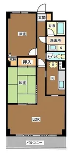 アプリコットヒル【3階】の間取り