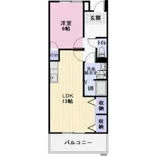 岐阜県可児市今渡【アパート】の間取り