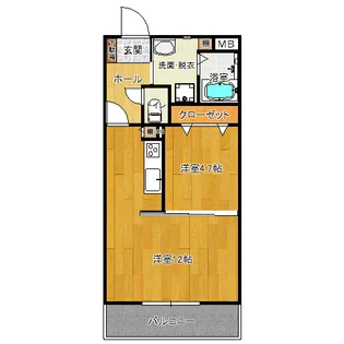 サンリシール・アビテ【3階】の間取り