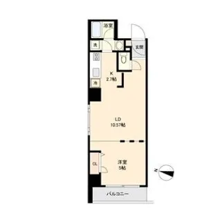 CITY SPIRE南3条【4階】の間取り