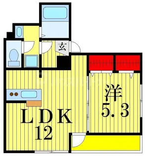 プロライズコート弐番館【3階】の間取り