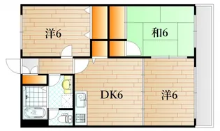 山口県下関市小月小島2【マンション】の間取り