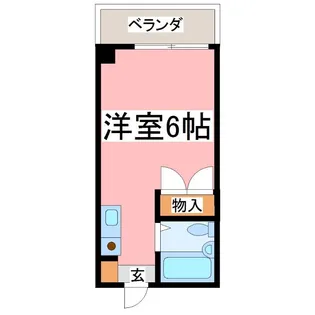 アペックス四ツ井【2階】の間取り