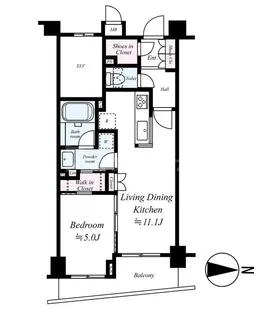 ラ・アトレ中板橋II【2階】の間取り