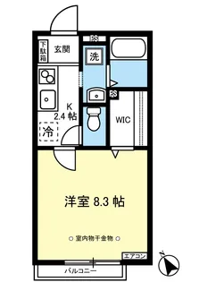 ピュア・グリーン【1階】の間取り