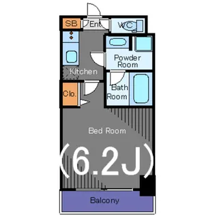 グランド・ガーラ白金高輪【2階】の間取り