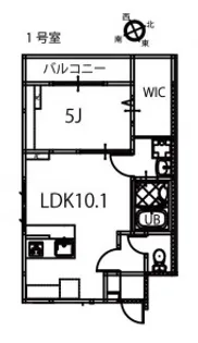 広島県広島市中区舟入南3【アパート】の間取り