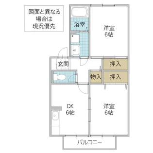 メゾン・グランパルク【2階】の間取り