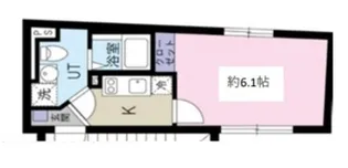 L’Allure 不動前【4階】の間取り