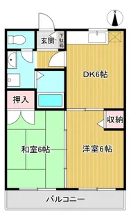 プラザ・サンモール【2階】の間取り