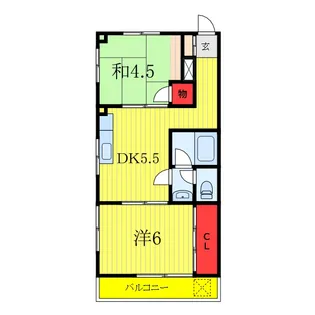 チェリーハイム池田【3階】の間取り
