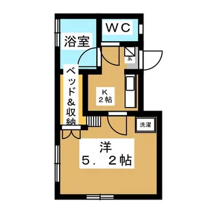 カトレアハイツ【1階】の間取り