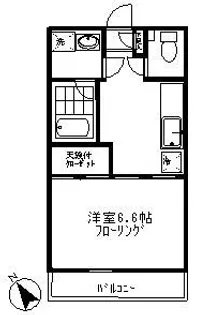 パインハウス【2階】の間取り